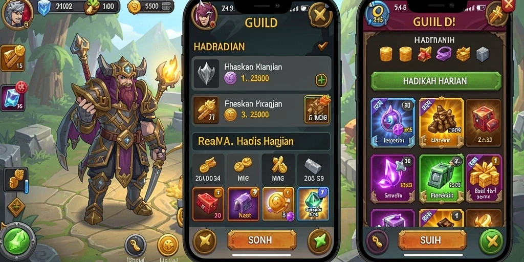 Tampilan awal game yang menawan.