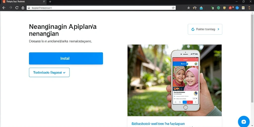 Tampilan menu utama yang menarik.