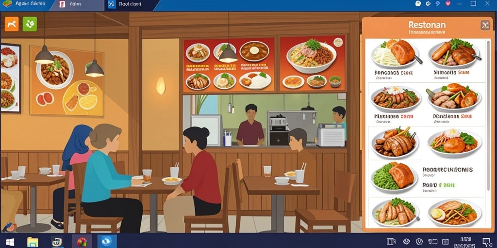 Tampilan antarmuka yang user-friendly.