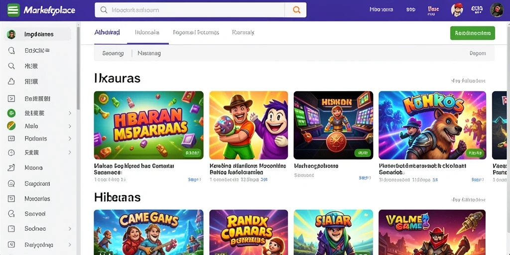 Screenshot menunjukkan tampilan awal permainan yang menarik.
