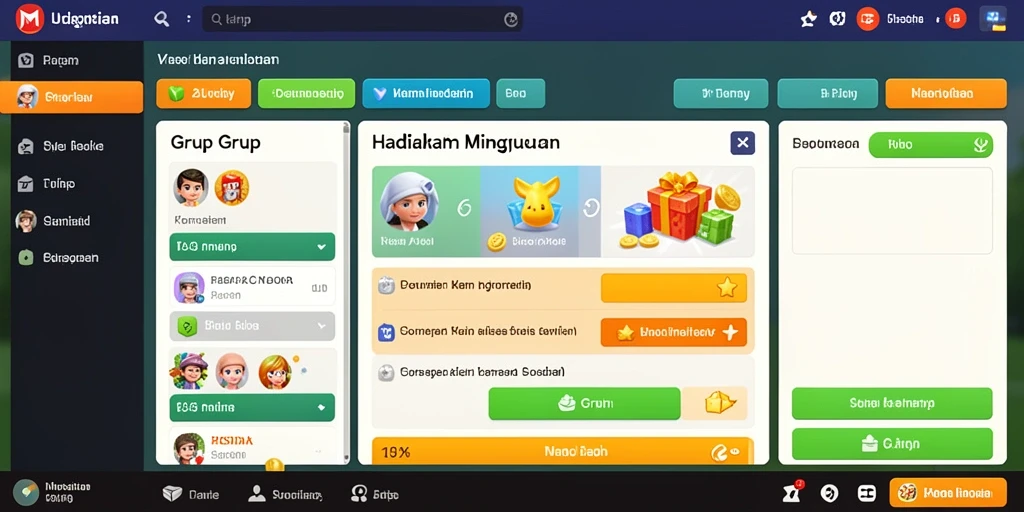 Tangkapan layar menampilkan aksi seru dalam permainan.